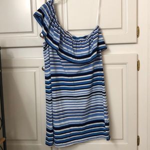 Red Camel one shoulder dress